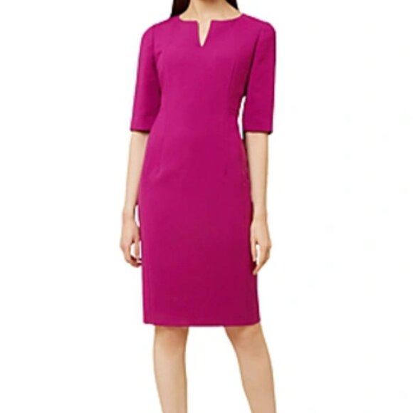 Hobbs London Magenta Eimear Sheath Dress, size 2 - PRICE DROP! - Picture 1 of 8